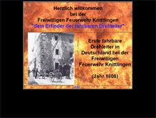 Tablet Screenshot of feuerwehr-knittlingen.de